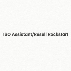 ISO Poshmark Assistant/Resell Rockstar!
